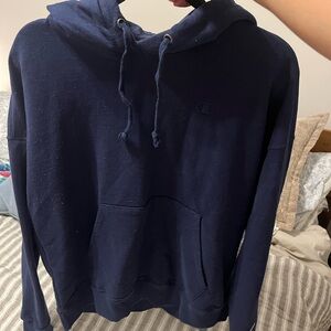 Champion Navy Blue Pullover Hoodie